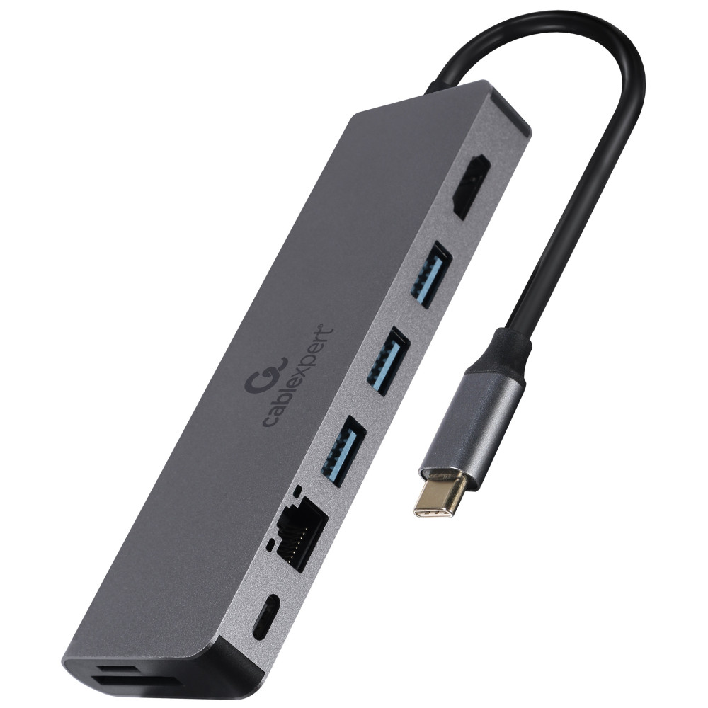 ADAPTATEUR RESEAU GEMBIRD USB-C 5 IN 1 100W