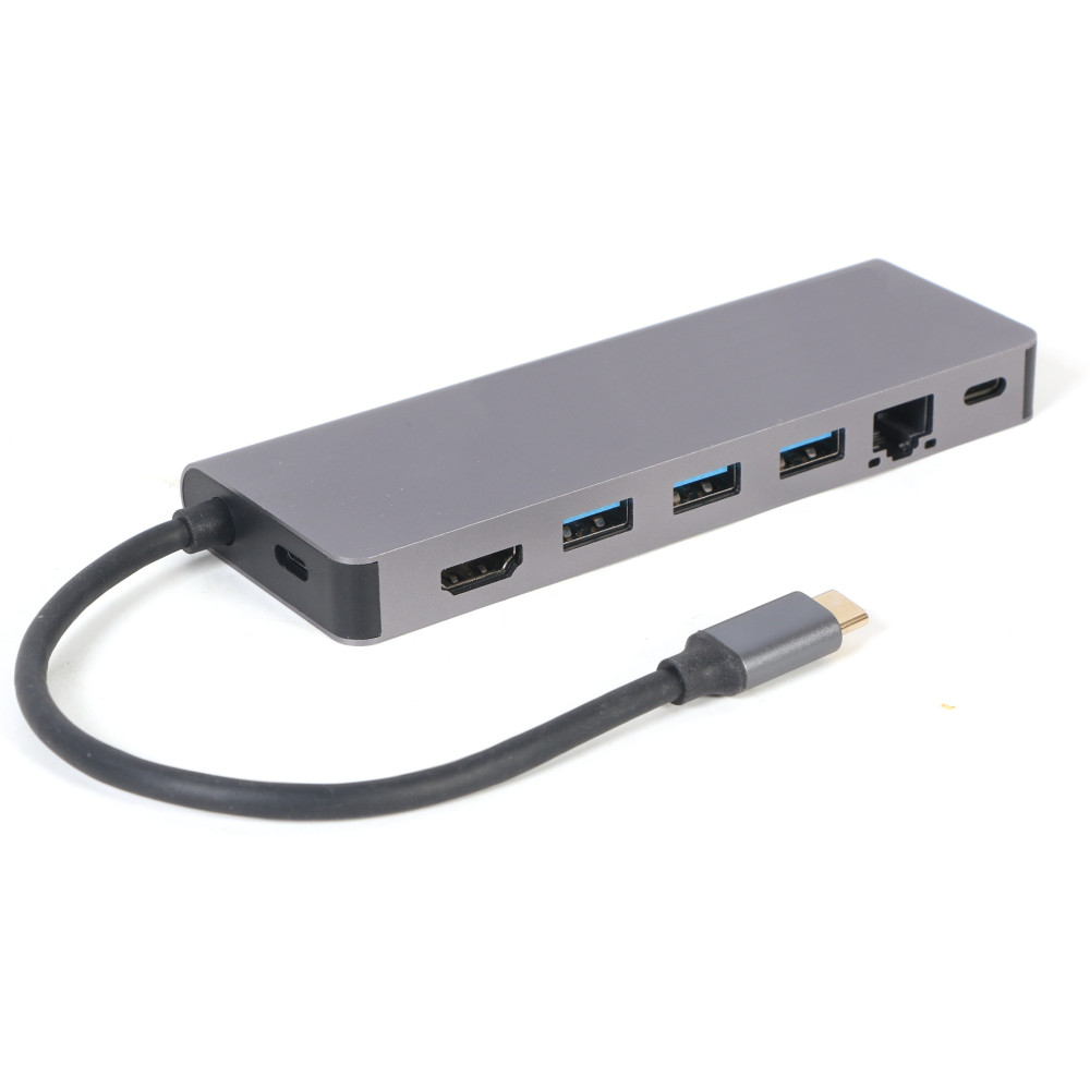 ADAPTATEUR RESEAU GEMBIRD USB-C 5 IN 1 100W
