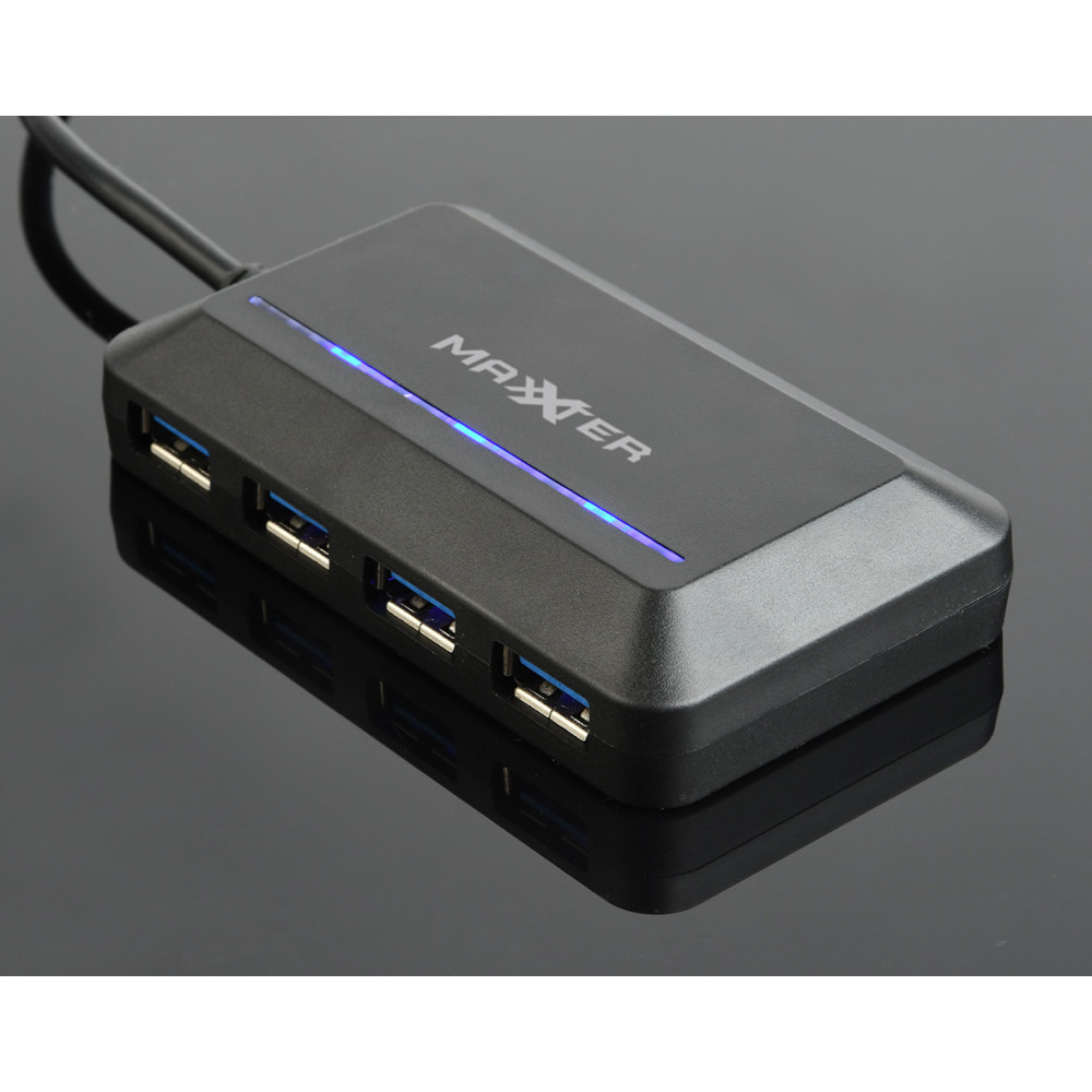HUB USB GEMBIRD 3.1 Type-C 4 ports (4x USB type A, femelle)