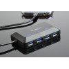 HUB USB GEMBIRD 3.1 Type-C 4 ports (4x USB type A, femelle)
