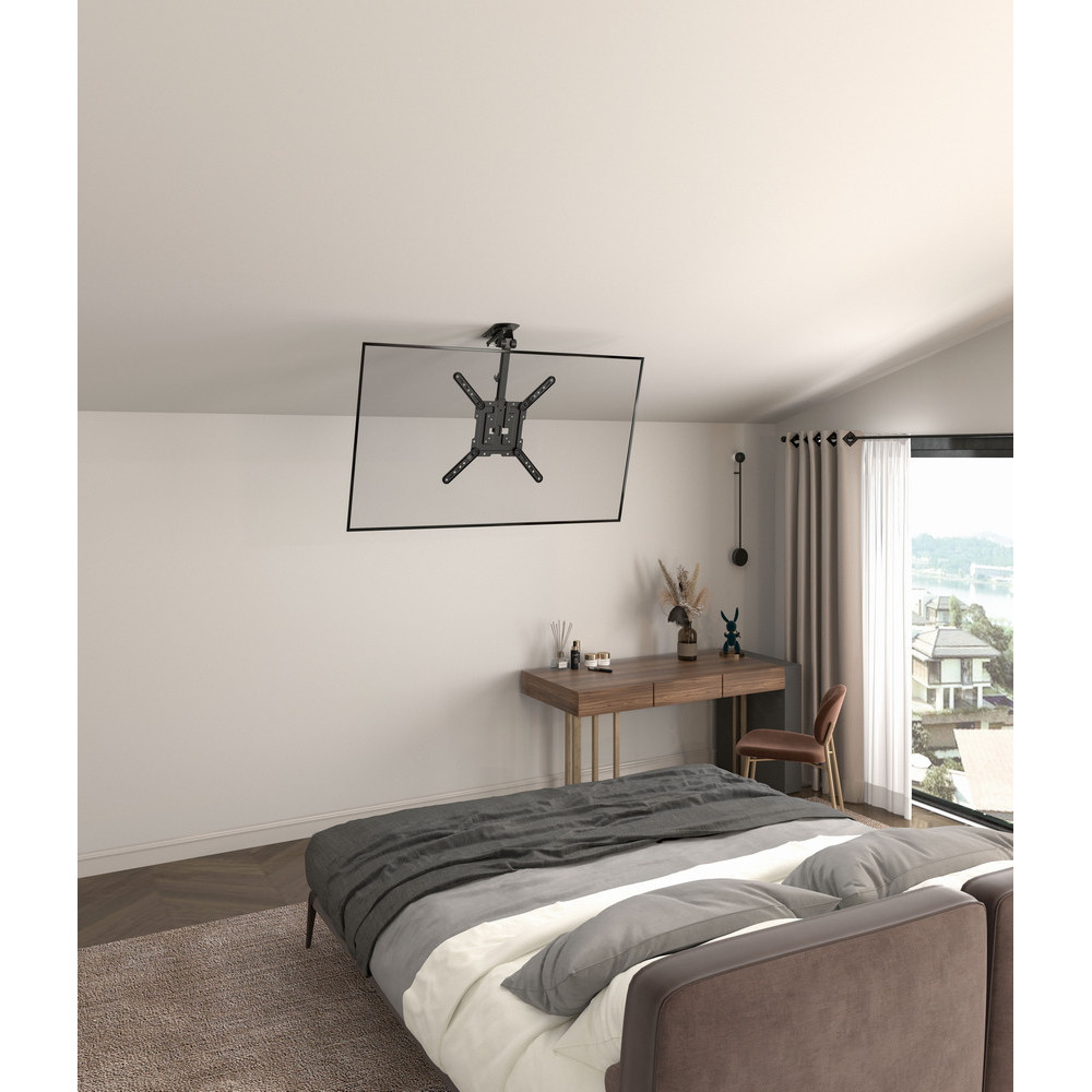 Support plafond GEMBIRD pour televiseur a mouvement complet / 23" - 55"