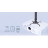 Support GEMBIRD de plafond réglable pour projecteur / beamer