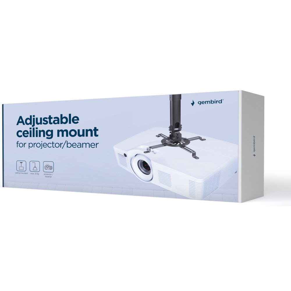 Support GEMBIRD de plafond réglable pour projecteur / beamer