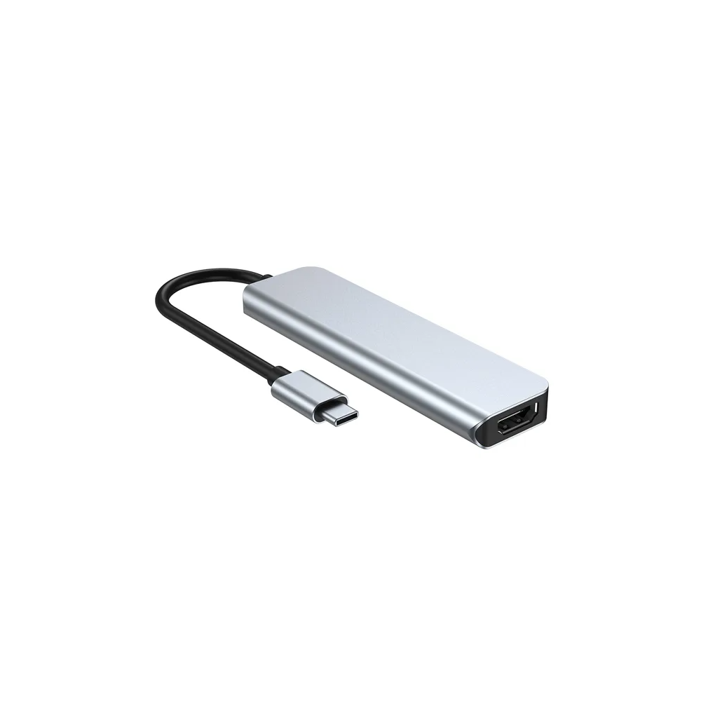 Station d'accueil 6 en 1 Type-C Vers HDMI / USB / USB-C
