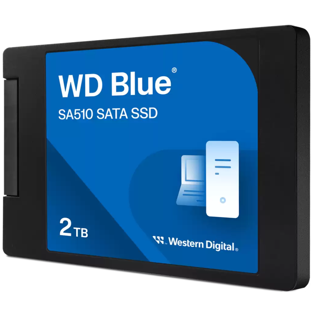 Disque Dur Interne WESTERN DIGITAL 2To SSD SATA III 2,5" / Bleu