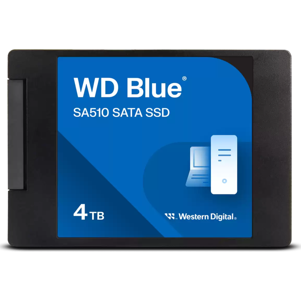 Disque Dur Externe WESTERN DIGITAL 4To SSD SATA III 2,5" / Bleu
