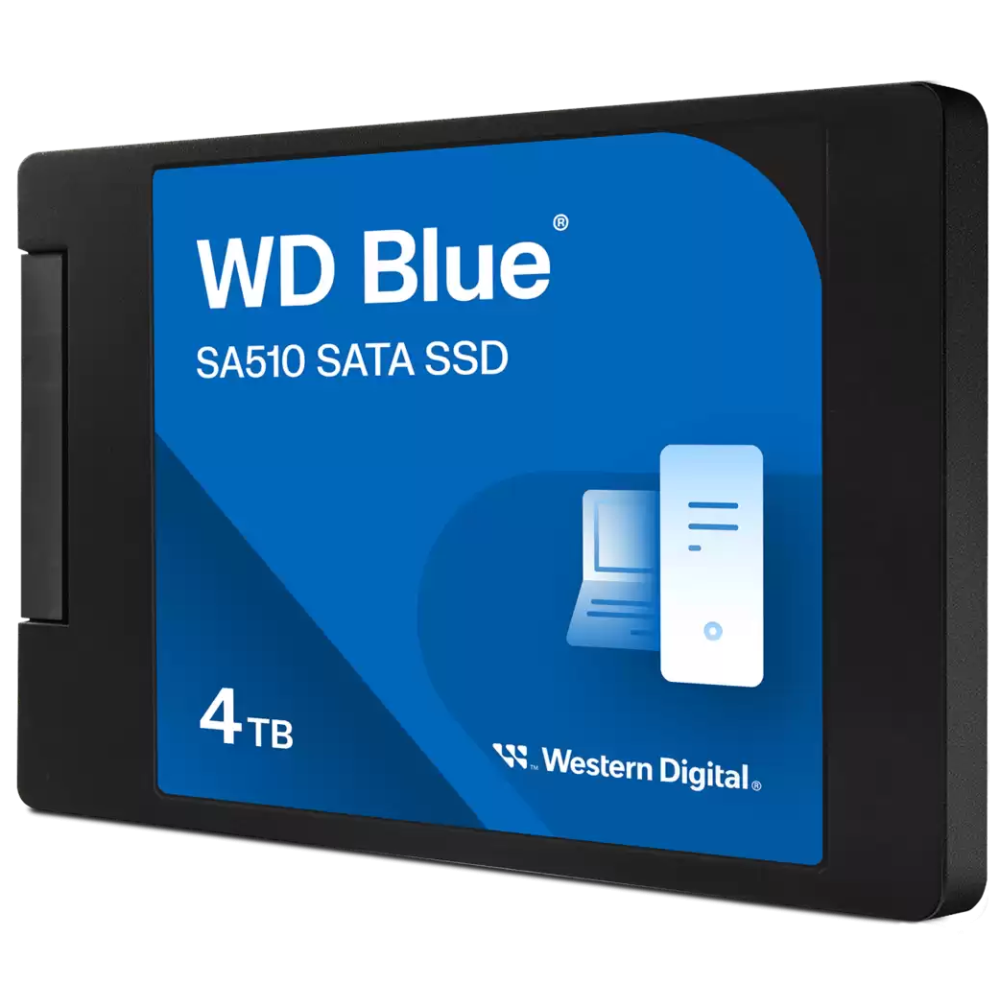 Disque Dur Externe WESTERN DIGITAL 4To SSD SATA III 2,5" / Bleu