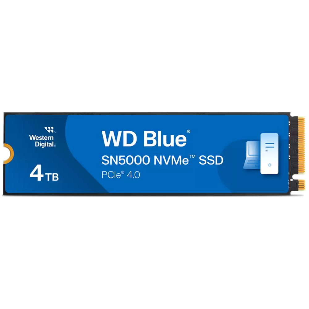 Disque Dur Interne WD Blue SN5000 NVMe SSD | 4TB GEN4 X4 | 5500MB/S