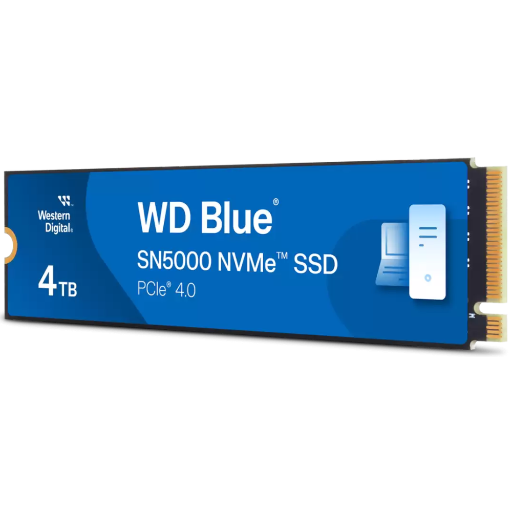 Disque Dur Interne WD Blue SN5000 NVMe SSD | 4TB GEN4 X4 | 5500MB/S