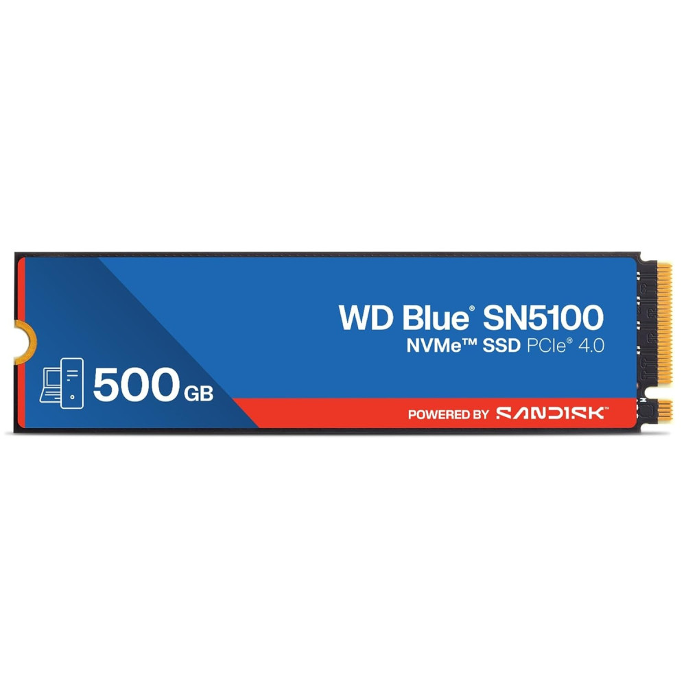 Disque Dur Interne WD Blue SN5100 NVMe SSD | 500GB GEN4 X4 | 7100MB/S
