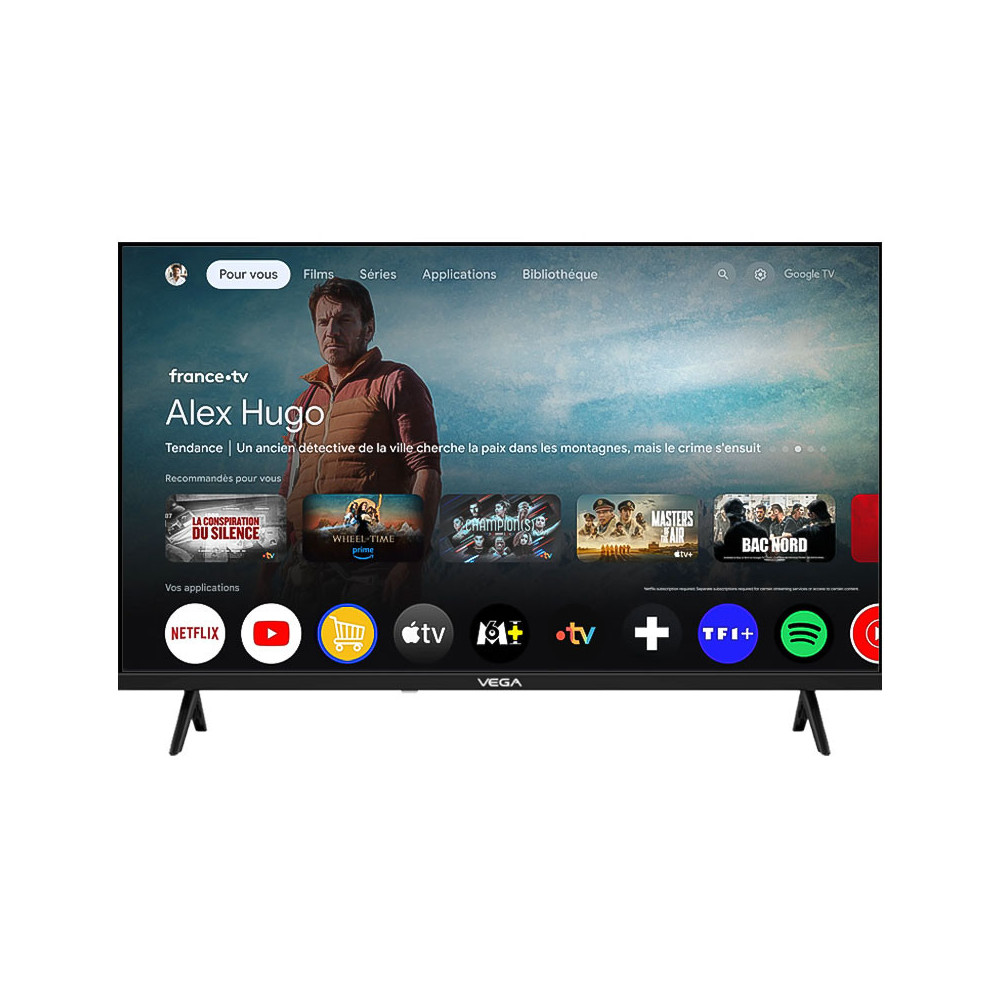 TV VEGA 43" QLED Full HD SMART GOOGLE TV