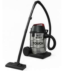 Aspirateur Sans Sac TOUCH Turbine Plus  21Litres / 2600W / Noir