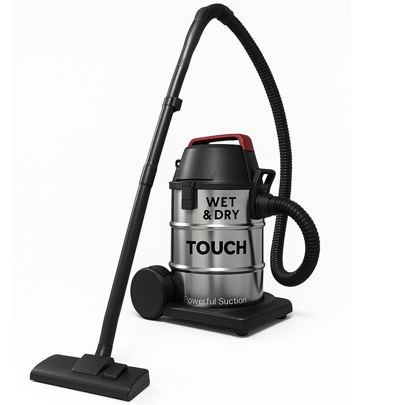 Aspirateur Sans Sac TOUCH Turbine Plus  21Litres / 2600W / Noir
