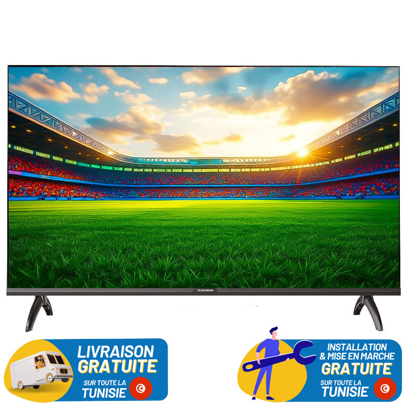 Téléviseur TELEFUNKEN 43" Full HD avec Récepteur intégré