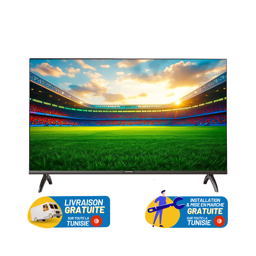 Téléviseur TELEFUNKEN 43" Full HD avec Récepteur intégré