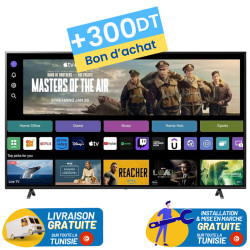 Téléviseur LG 65" NanoCell SMART 4k UHD / 65NANO80T6A + 300 DT Bon d'achat