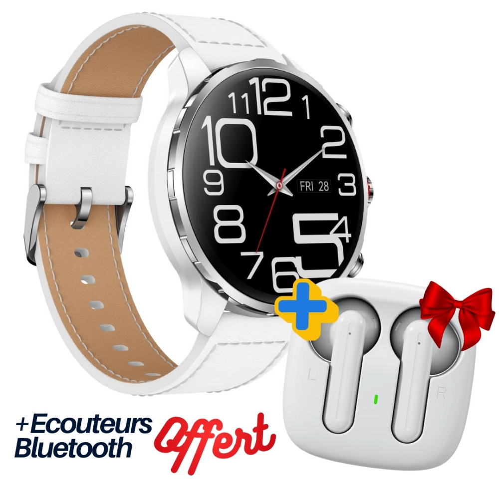 Montre Connectée KIESLECT CALLING WATCH KR 3 ICE WHITE ULTRA