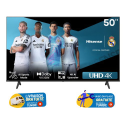 TV HISENSE A6GN 50’’ UHD 4K  Smart Google TV / 50A6GN