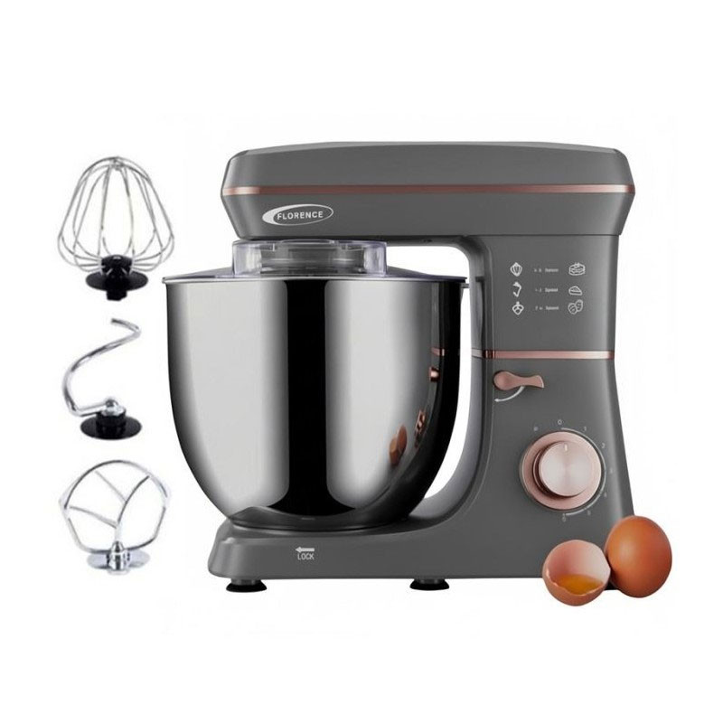 Robot Pétrin FLORENCE / 2200W / Gris / SM-9213