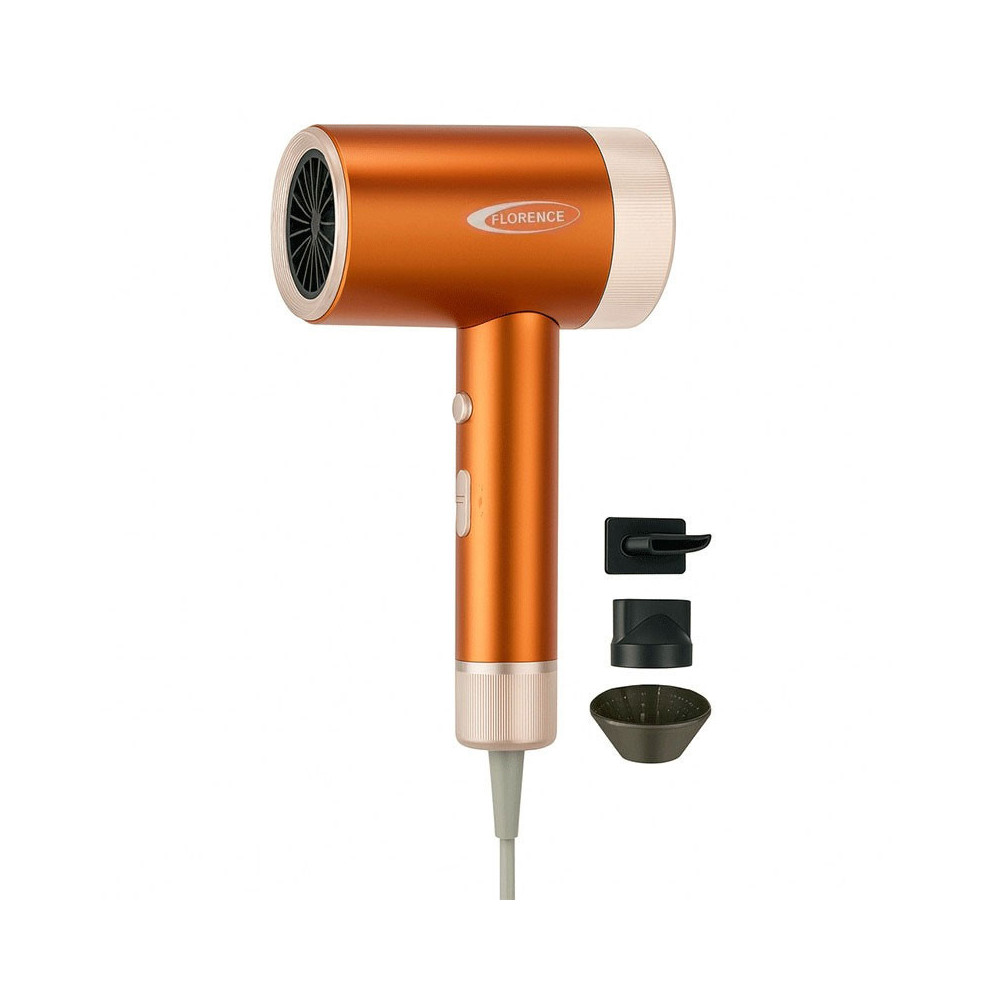 Sèche Cheveux Professionnel FLORENCE 1000W / Rouge / HK-448