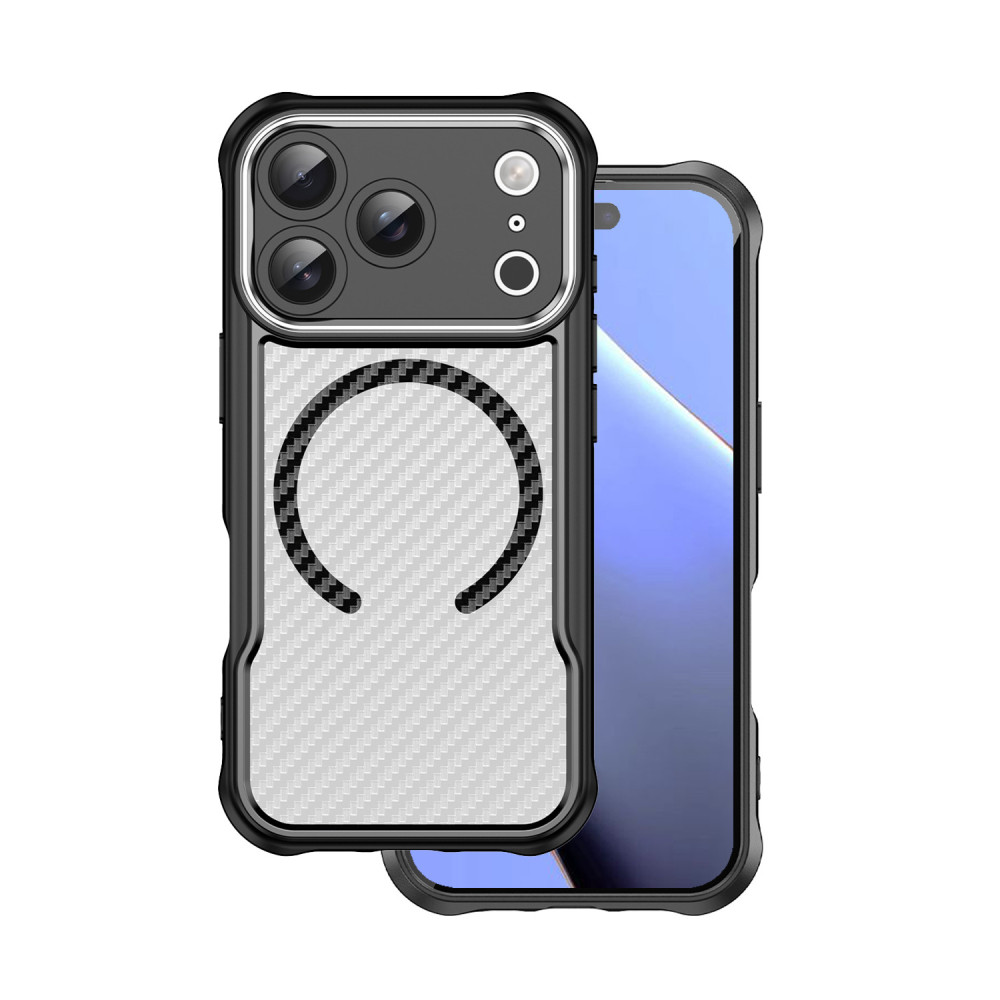 Coque Defender Carbon Magsafe pour iPhone 17 Pro Max 6.9" / Noir