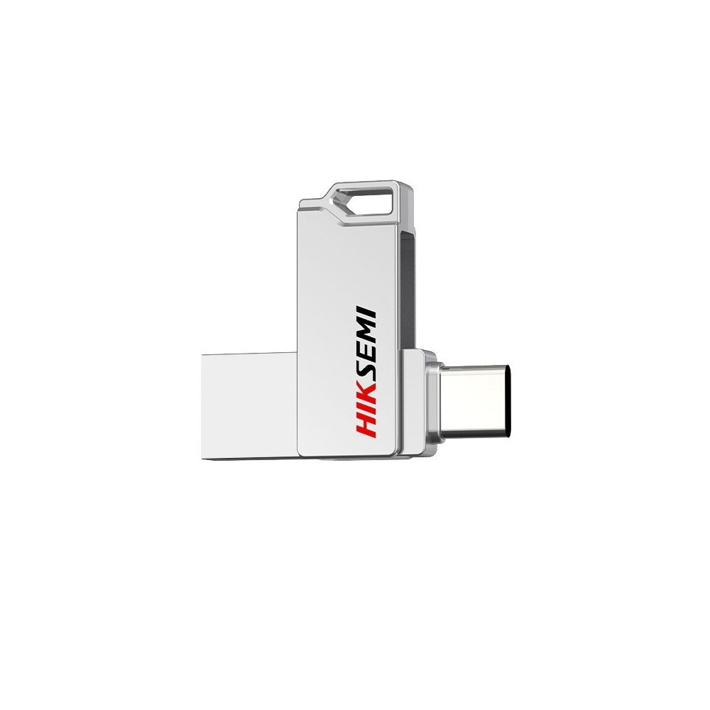 Clé USB HIKSEMI E327C 128 Go USB 3.2 TYPE-C / Gris