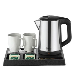 Bouilloire D’hôtel kiwi 1800W 1.7 Litres / Inox / KKT-33