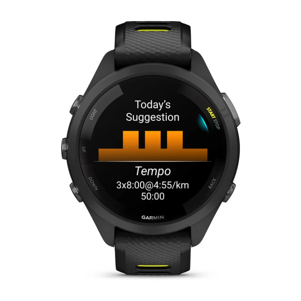 Montre Connectée Garmin Forerunner 265 Noir & jaune