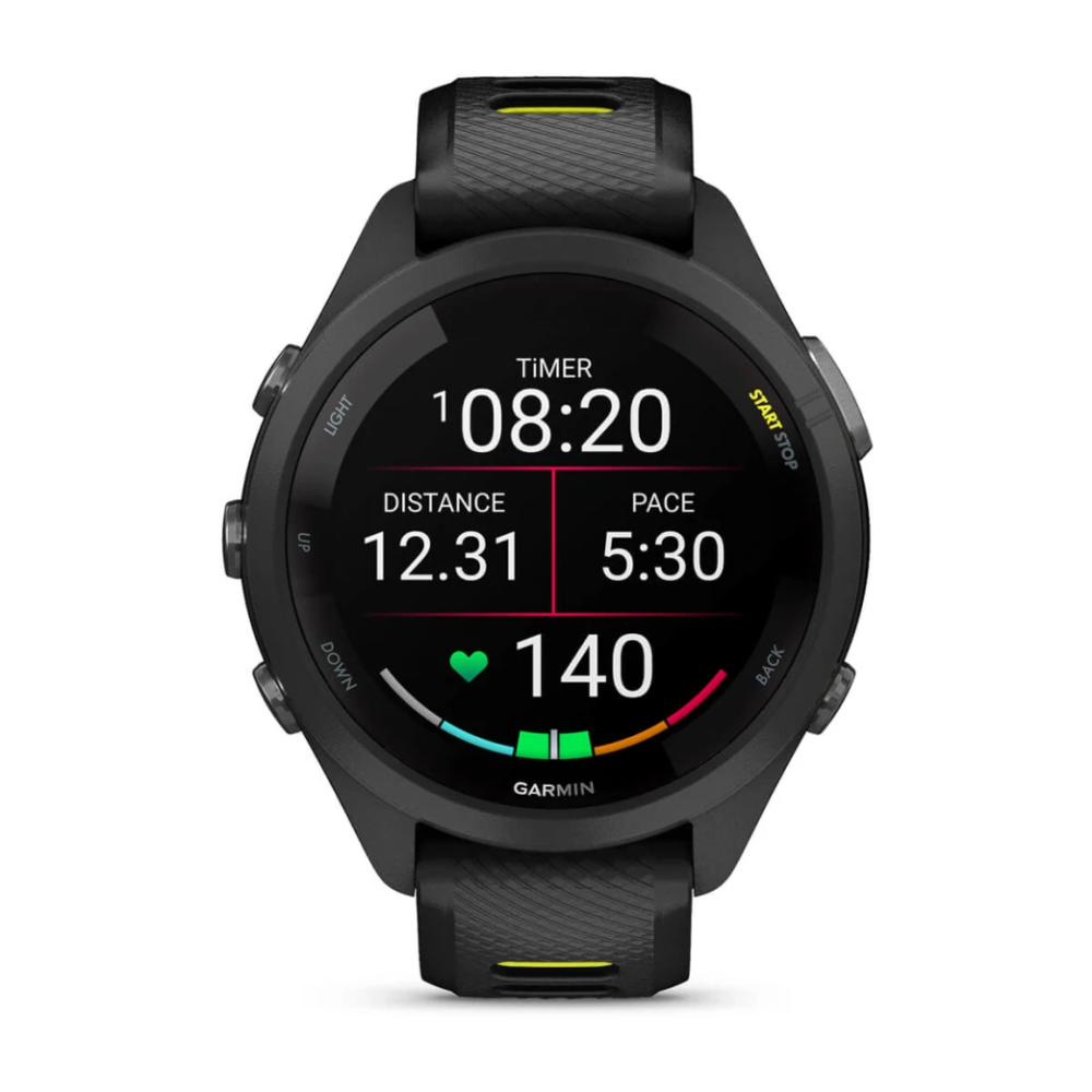 Montre Connectée Garmin Forerunner 265 Noir & jaune
