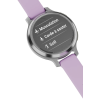 Montre Connectée Garmin Lily 2 Metallic Lilac avec bracelet en silicone lilas