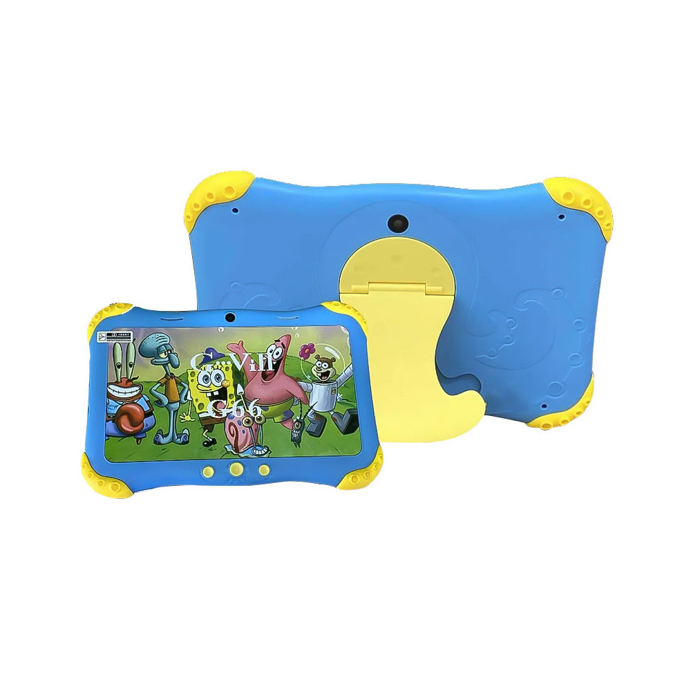TABLETTE KIDS G-VILL G66 7" / 5G / WIFI / 6 Go / 128 Go Avec Étui + Film + Free Gifts / Bleu