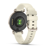 Montre Connectée Garmin Lily 2 Cream Gold avec Bracelet en Silicone Blanc Coco