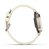 Montre Connectée Garmin Lily 2 Cream Gold avec Bracelet en Silicone Blanc Coco