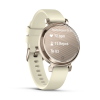 Montre Connectée Garmin Lily 2 Cream Gold avec Bracelet en Silicone Blanc Coco