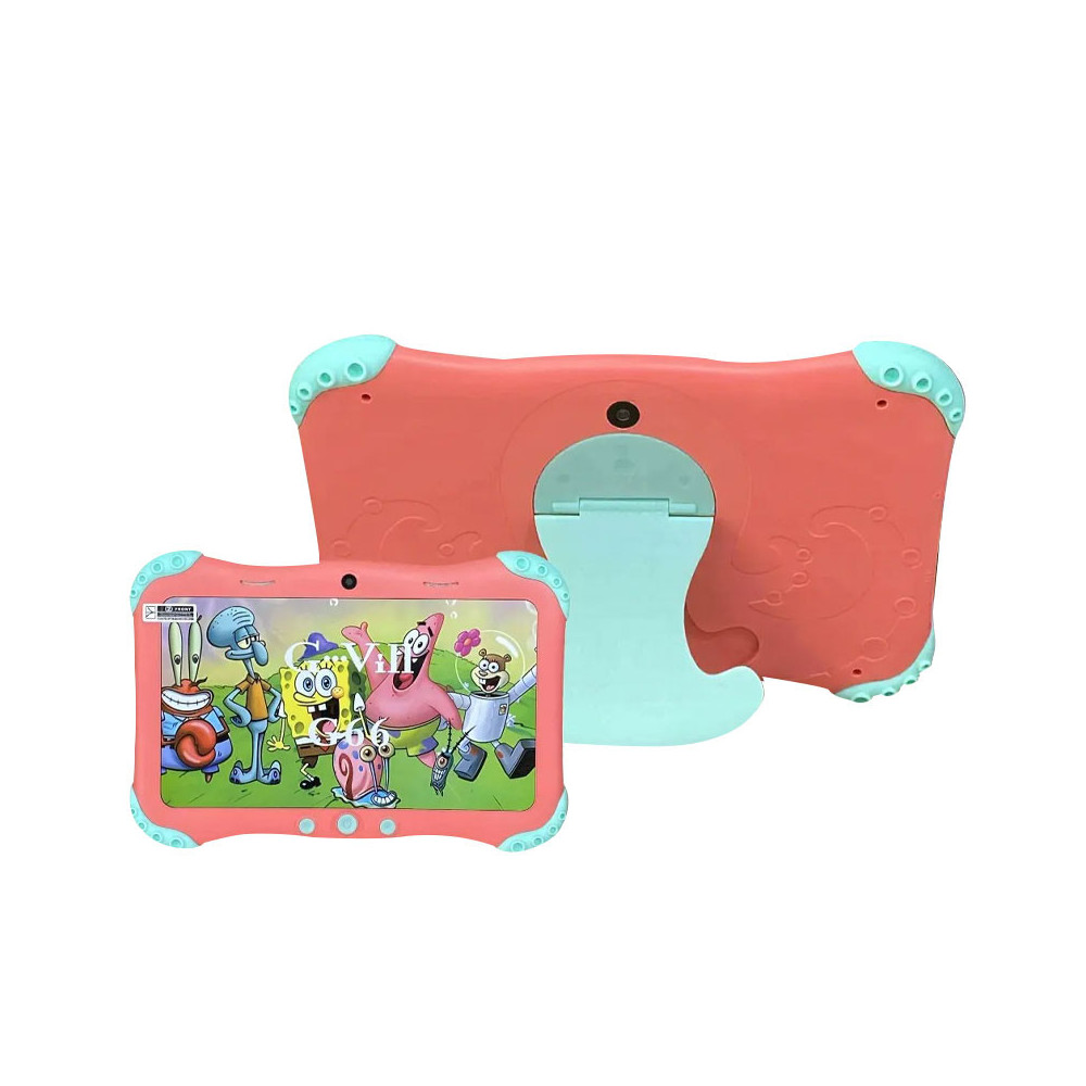 TABLETTE KIDS G-VILL G66 7" / 5G / WIFI / 6 Go / 128 Go Avec Étui + Film + Free Gifts / ROSE RED