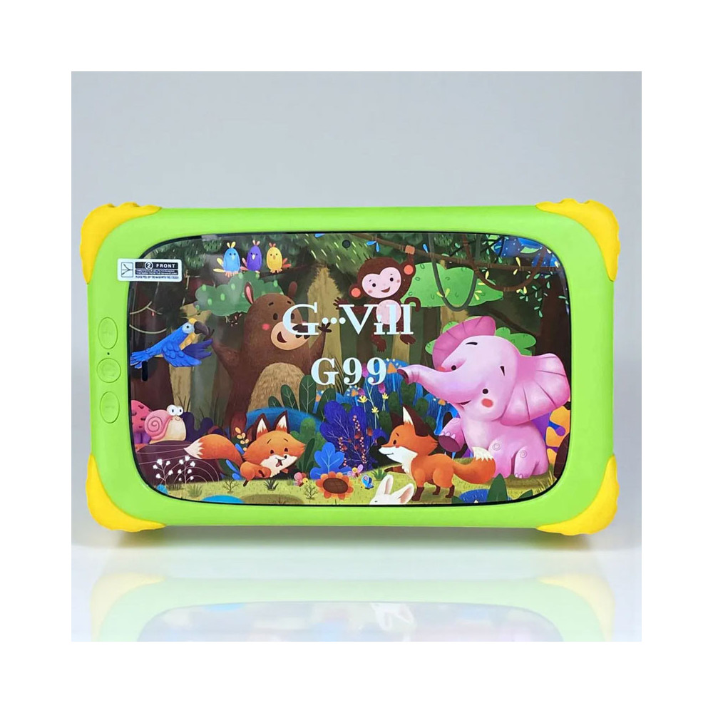 TABLETTE KIDS G-VILL G99 7" / 5G / WIFI / 6 Go / 128 Go Avec Étui + Film + Free Gifts / Green