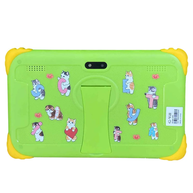 TABLETTE KIDS G-VILL G99 7" / 5G / WIFI / 6 Go / 128 Go Avec Étui + Film + Free Gifts / Green