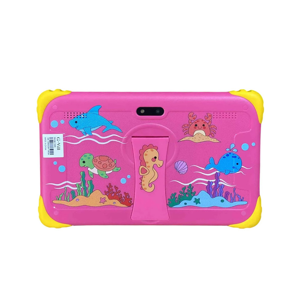 TABLETTE KIDS G-VILL G99 7" / 5G / WIFI / 6 Go / 128 Go Avec Étui + Film + Free Gifts / Rose