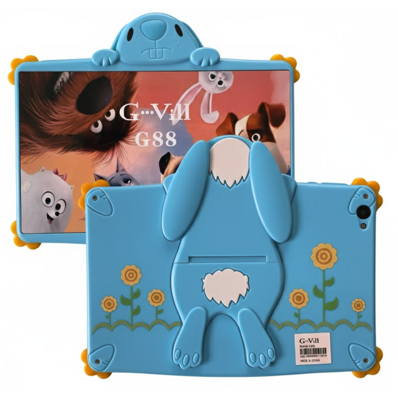 TABLETTE KIDS G-VILL G88 7" / 5G / WIFI / 6 Go / 128 Go Avec Étui + Film + Free Gifts / Bleu