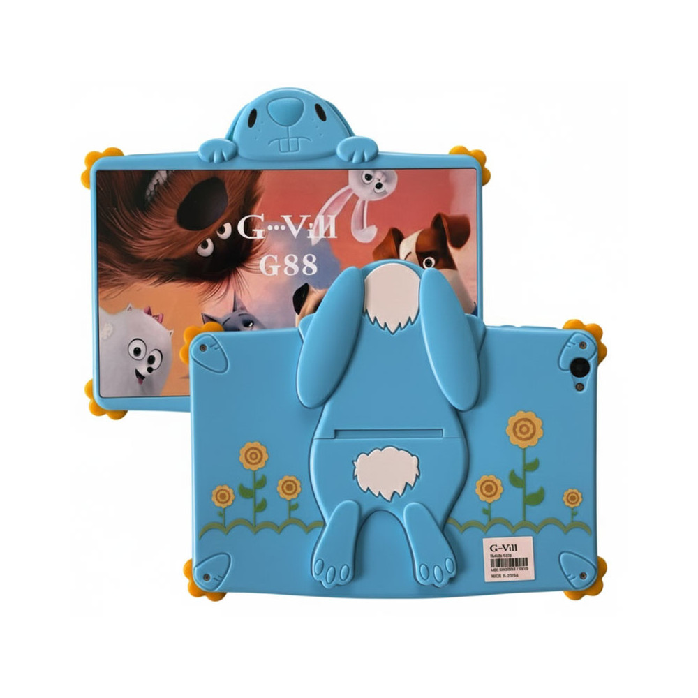 TABLETTE KIDS G-VILL G88 7" / 5G / WIFI / 6 Go / 128 Go Avec Étui + Film + Free Gifts / Bleu