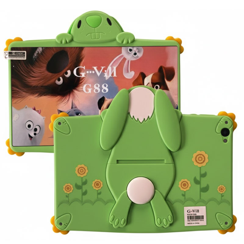 TABLETTE KIDS G-VILL G88 7" / 5G / WIFI / 6 Go / 128 Go Avec Étui + Film + Free Gifts / Vert