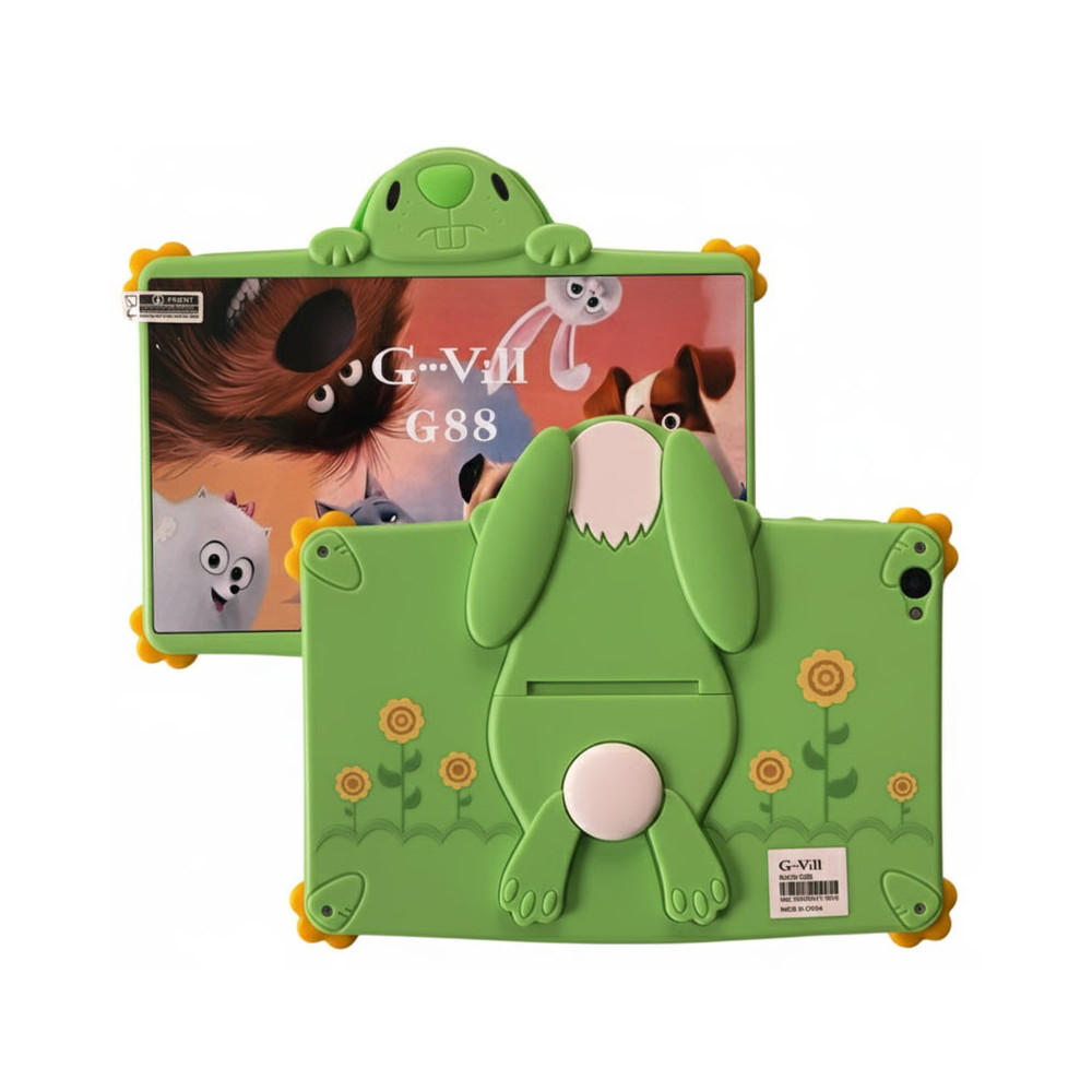 TABLETTE KIDS G-VILL G88 7" / 5G / WIFI / 6 Go / 128 Go Avec Étui + Film + Free Gifts / Vert