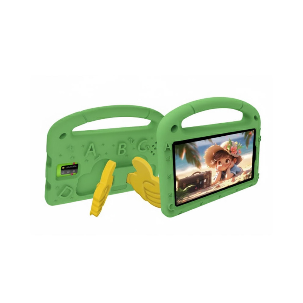 TABLETTE KIDS SMARTBARRY B742PLUS 7" / 5G / WIFI / 4 Go / 128 Go Avec Étui + Film + Free Gifts / GREEN