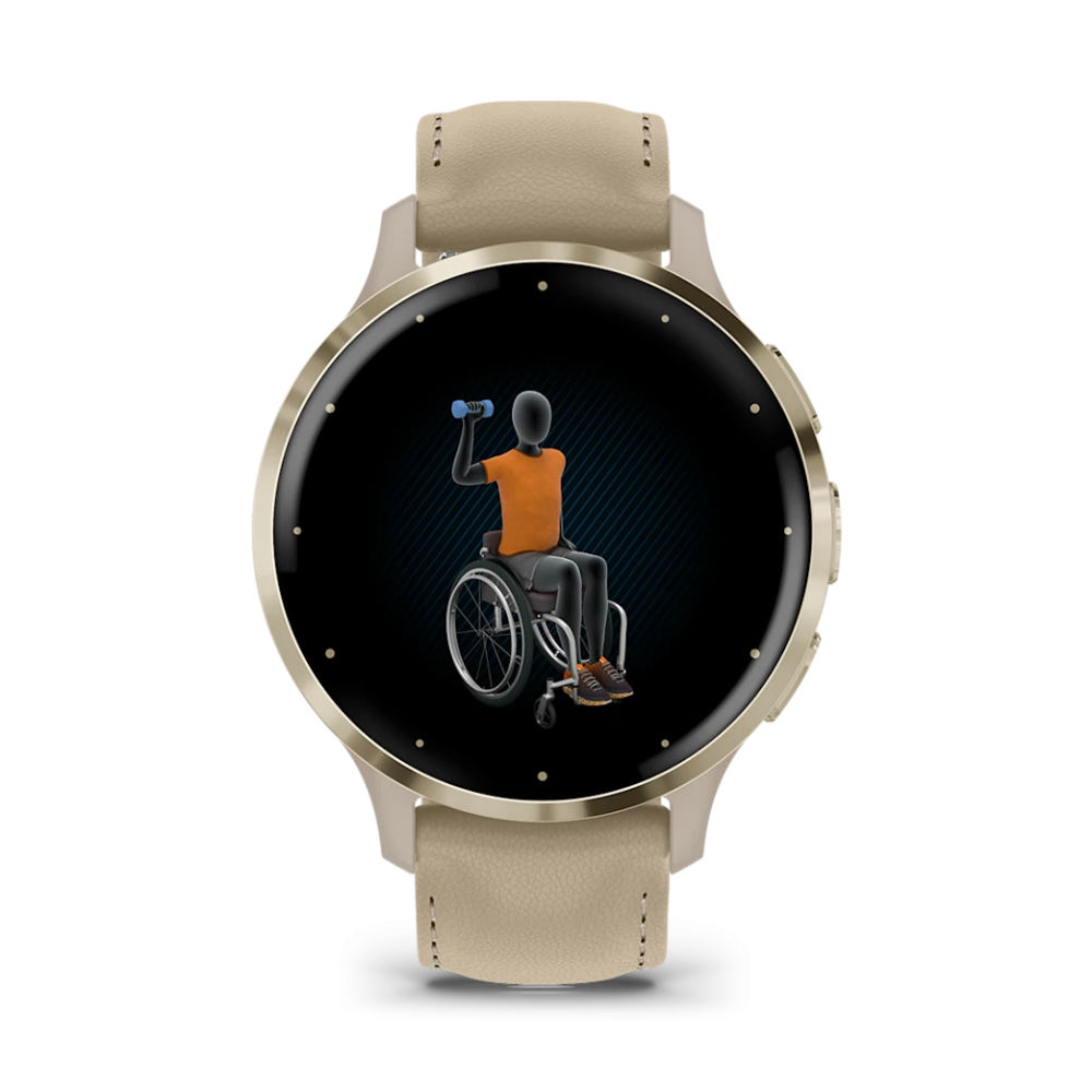 Montre Connectée Garmin Venu 3S soft Gold