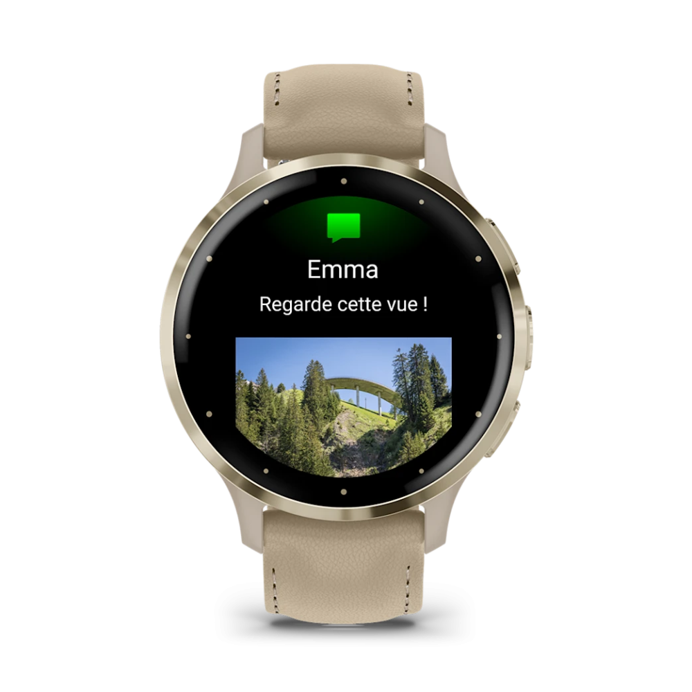 Montre Connectée Garmin Venu 3S soft Gold