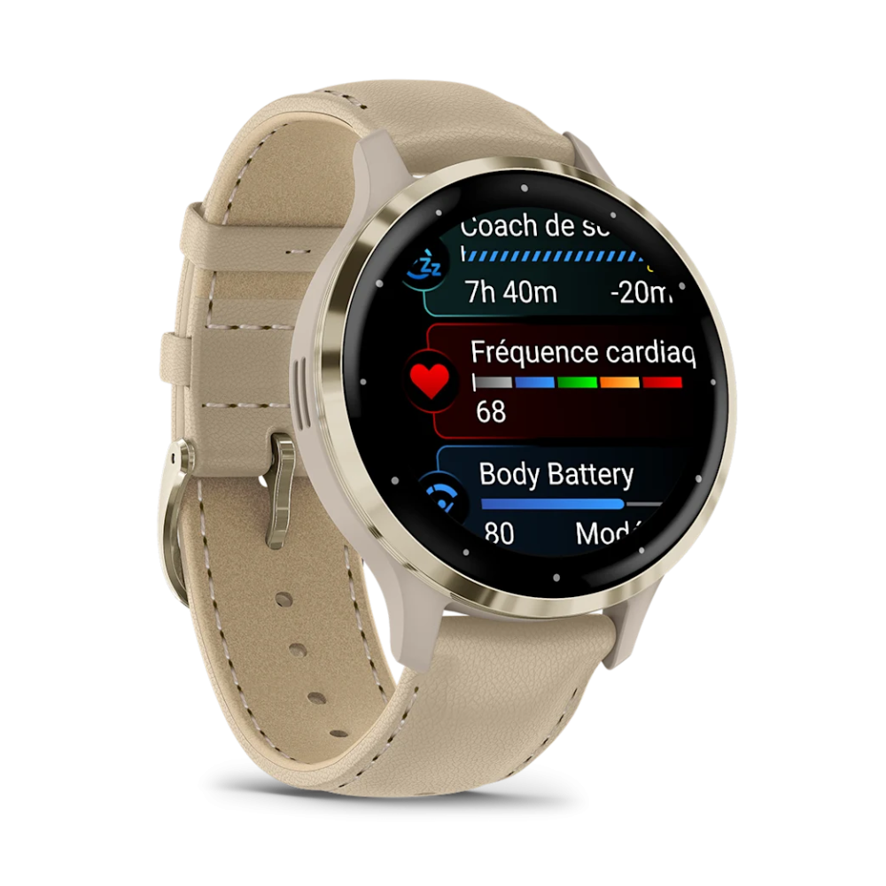Montre Connectée Garmin Venu 3S soft Gold