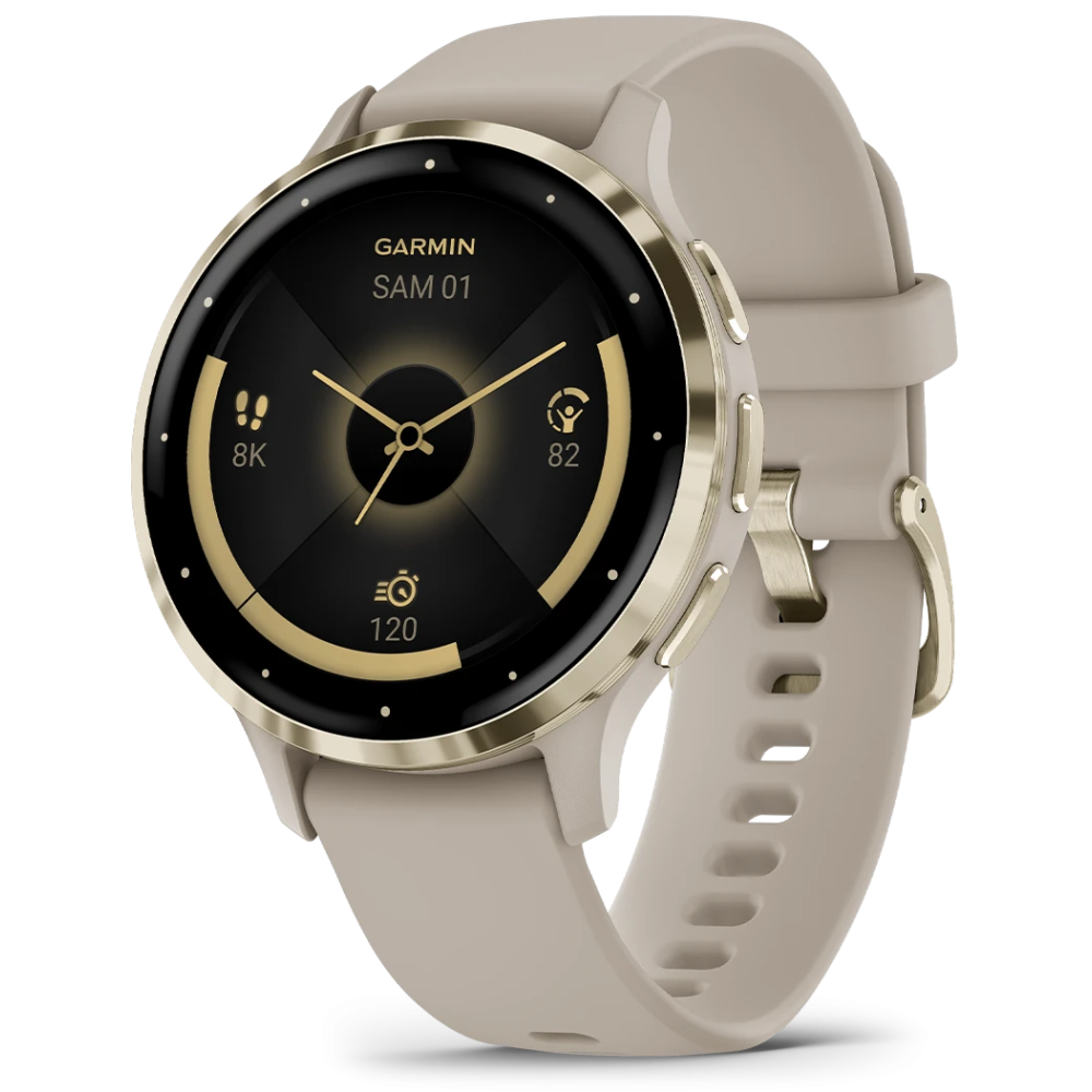 Montre Connectée Garmin Venu 3S Soft Gold Stainless Steel