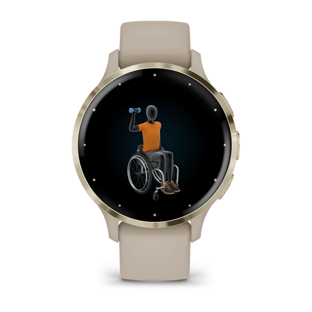 Montre Connectée Garmin Venu 3S Soft Gold Stainless Steel