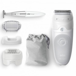 Epilateur BRAUN Silk épil 5 / Blanc / SES5-805