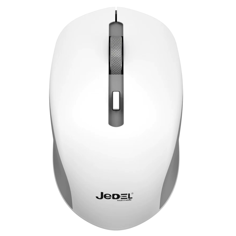 Souris sans fil BLUETOOTH JeDEL RECHARGEABLE+SILENT 4D /1600DPI WD156 / WHITE